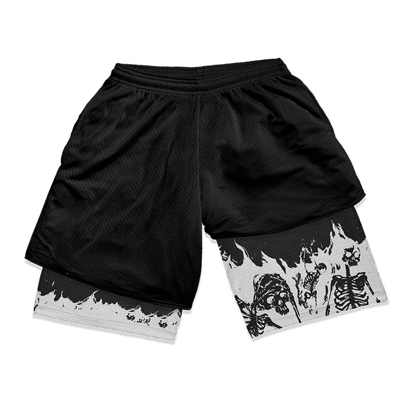 Anime - Streetwear - "DREAMS" - Berserk Anime Activity Fit Shorts - Alpha Weebs