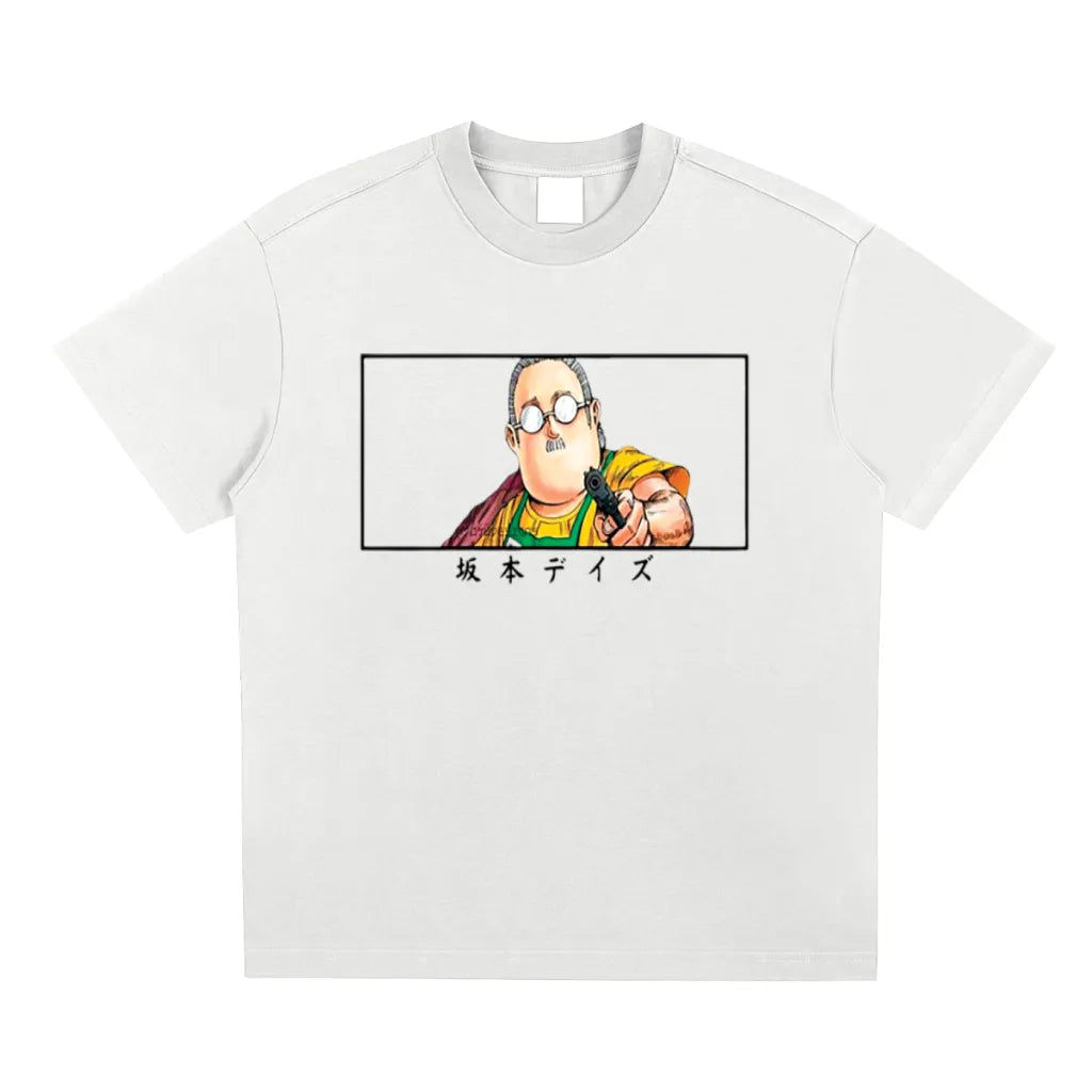 Anime - Streetwear - "MANGA STARE" - Taro - Sakamoto Days Anime Oversized T-Shirt | 2 Options - Alpha Weebs