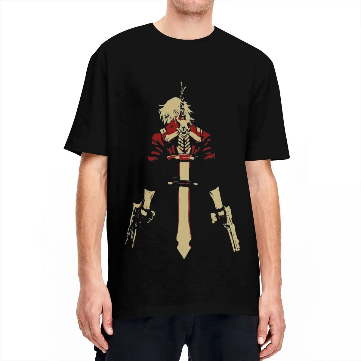 Anime - Streetwear - "DANTE SILHOUETTE" - Dante - Devil May Cry Anime T-Shirts | 10 Colors - Alpha Weebs