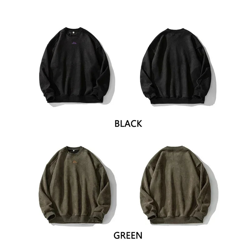 "WORN CREW" - Japanese Streetwear Anime Sweatshirt | 2 Colors