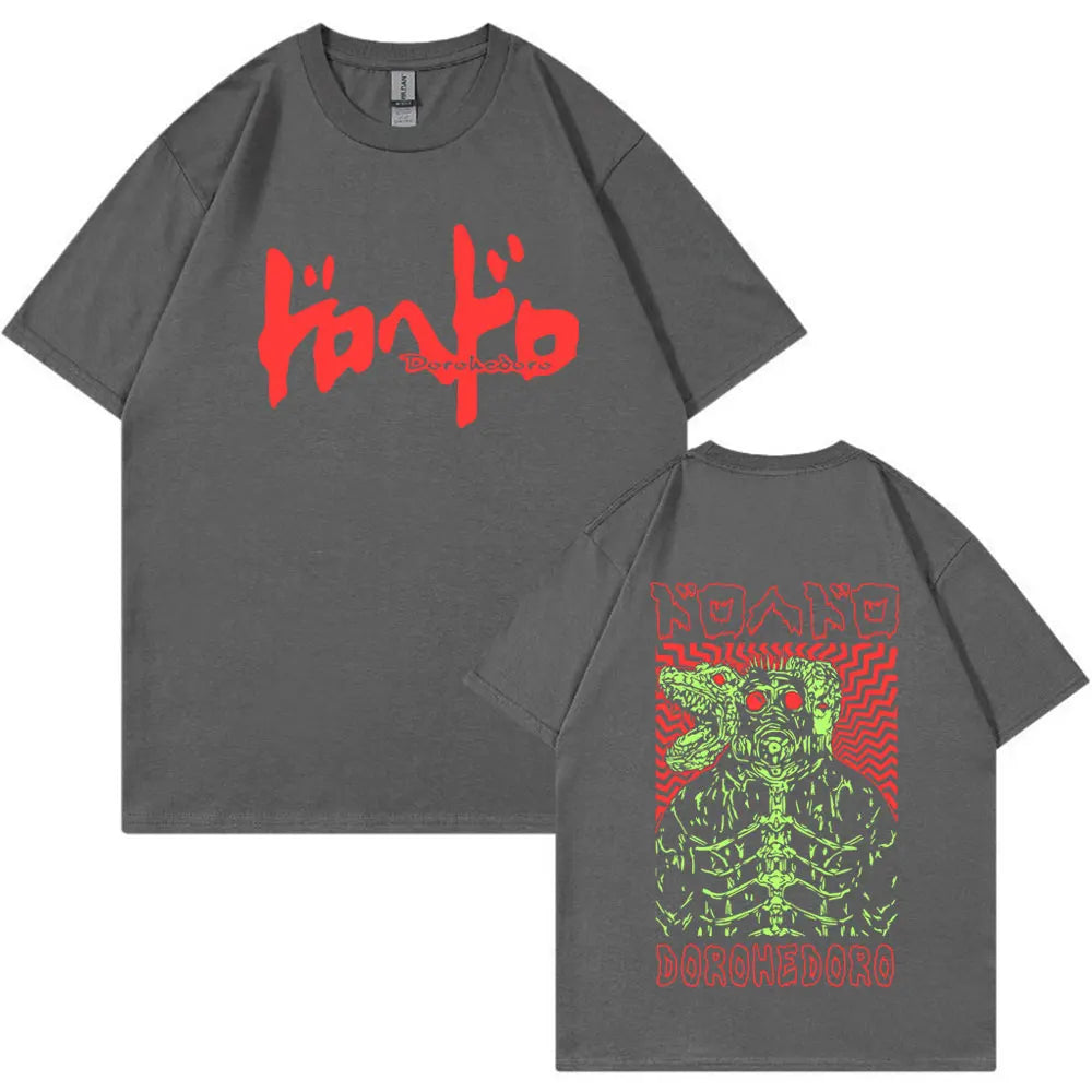 Anime - Streetwear - "CRAZY TOWN" - Dorohedoro Kaiman Anime T Shirt | 2 Colors - Alpha Weebs