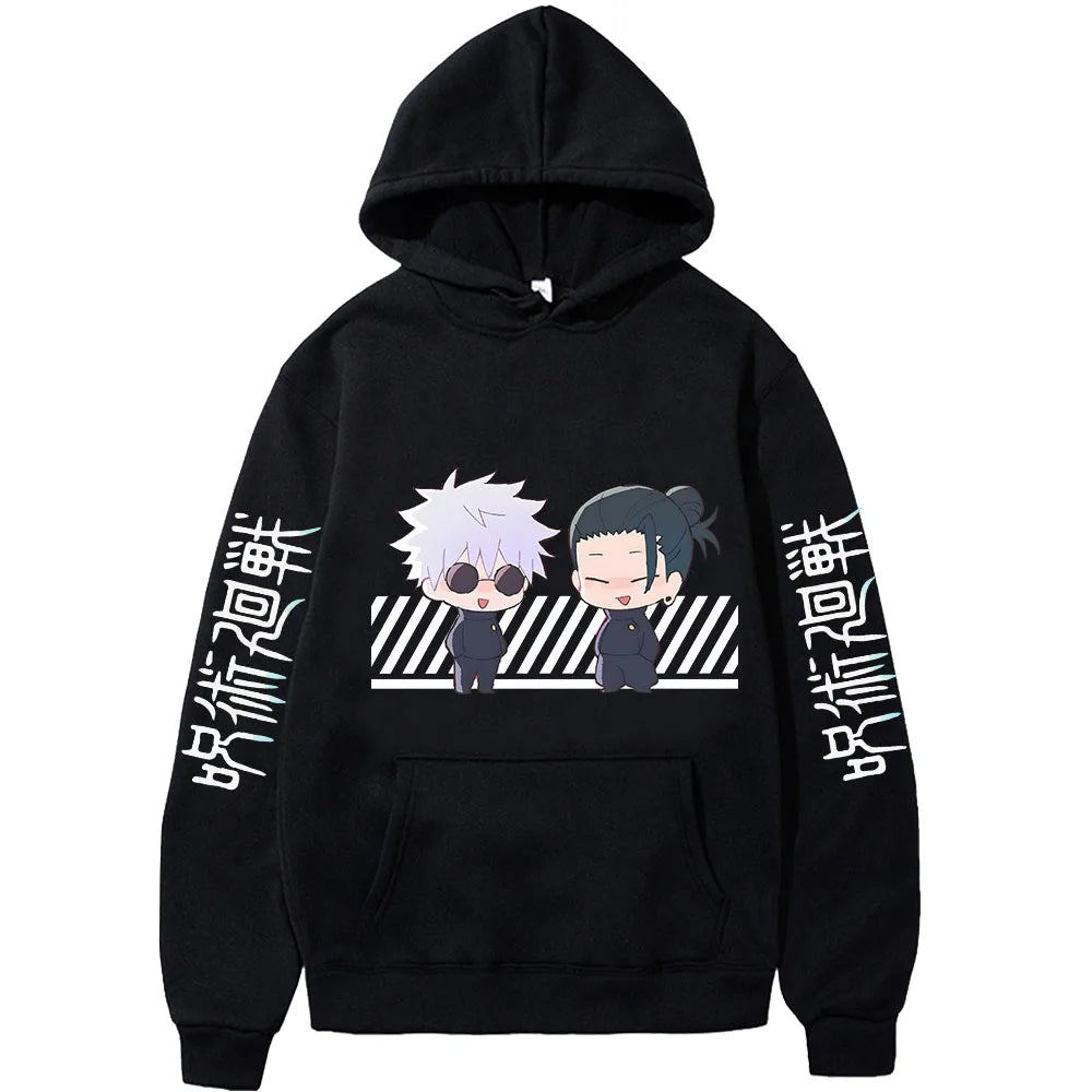 Anime - Streetwear - "GOJO-GETA" - Jujutsu Kaisen Anime Hoodies | 7 Colors - Alpha Weebs