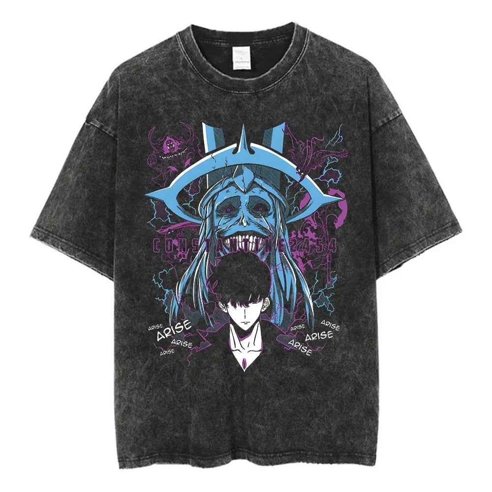 Anime - Streetwear - "Shadow Legion " - Solo Leveling Anime T-Shirts | 5 Options - Alpha Weebs