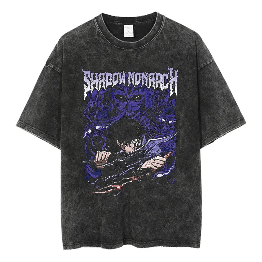Anime - Streetwear - "Shadow Legion " - Solo Leveling Anime T-Shirts | 5 Options - Alpha Weebs