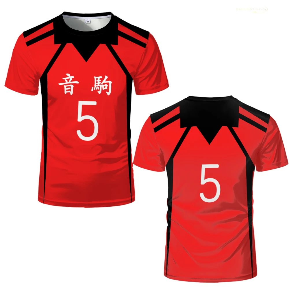Anime - Streetwear - "SHADOW STALKERS " - Tetsuro Kuroo - Haikyu Anime Jersey T-Shirts - Alpha Weebs