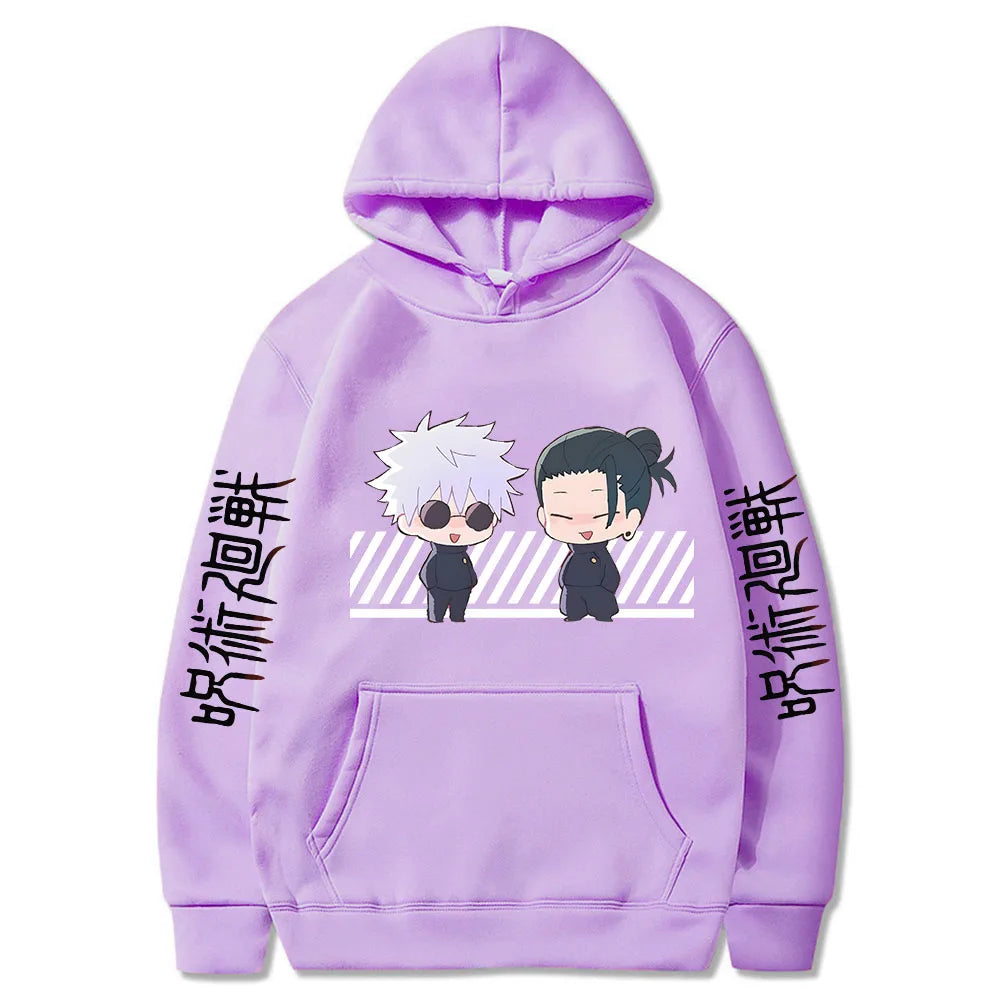 Anime - Streetwear - "GOJO-GETA" - Jujutsu Kaisen Anime Hoodies | 7 Colors - Alpha Weebs