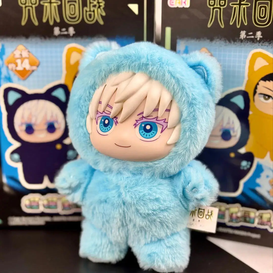 "PAWSOME" - Blindfolded Sorcerer - JJK Anime Plush Doll
