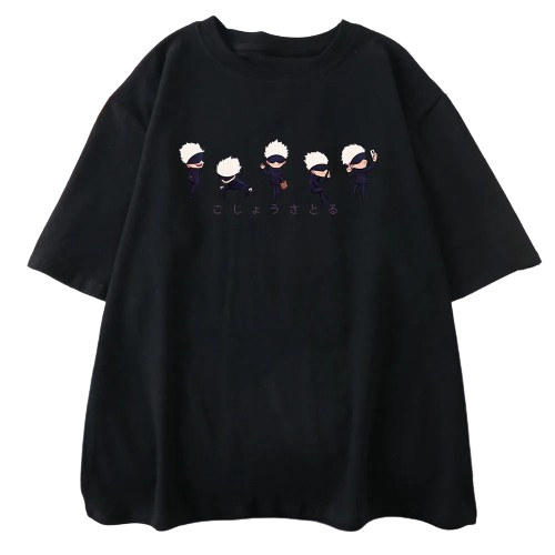 Anime - Streetwear - "KAWAII SENSEI" - Jujutsu Kaisen Gojo Satoru Anime T-Shirts | 5 Colors - Alpha Weebs