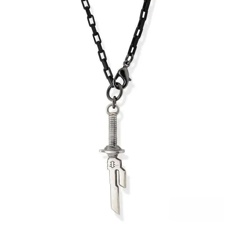 Anime - Streetwear - "INVERTED SPEAR" - Toji Fushiguro Jujutsu Kaisen Anime Pendant Necklace | Unisex - Alpha Weebs