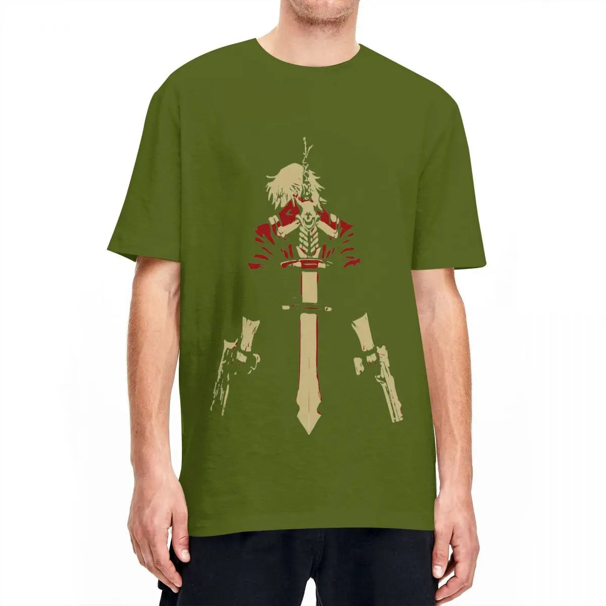 Anime - Streetwear - "DANTE SILHOUETTE" - Dante - Devil May Cry Anime T-Shirts | 10 Colors - Alpha Weebs