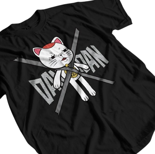 "LUCKY CAT" - Tur-Gra - Dandadan Anime T-Shirt