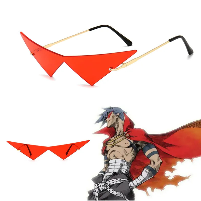 Anime - Streetwear - "GURREN SHADES" - Kamina - Tengen Toppa Gurren Lagann Anime Sunglasses - Alpha Weebs