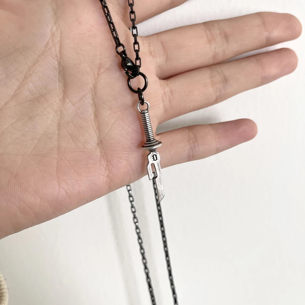 Anime - Streetwear - "INVERTED SPEAR" - Toji Fushiguro Jujutsu Kaisen Anime Pendant Necklace | Unisex - Alpha Weebs