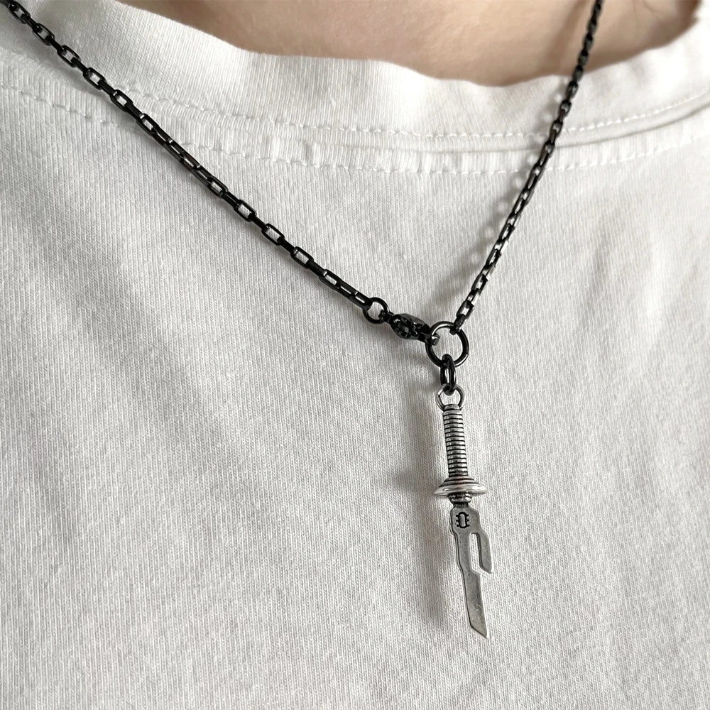 Anime - Streetwear - "INVERTED SPEAR" - Toji Fushiguro Jujutsu Kaisen Anime Pendant Necklace | Unisex - Alpha Weebs