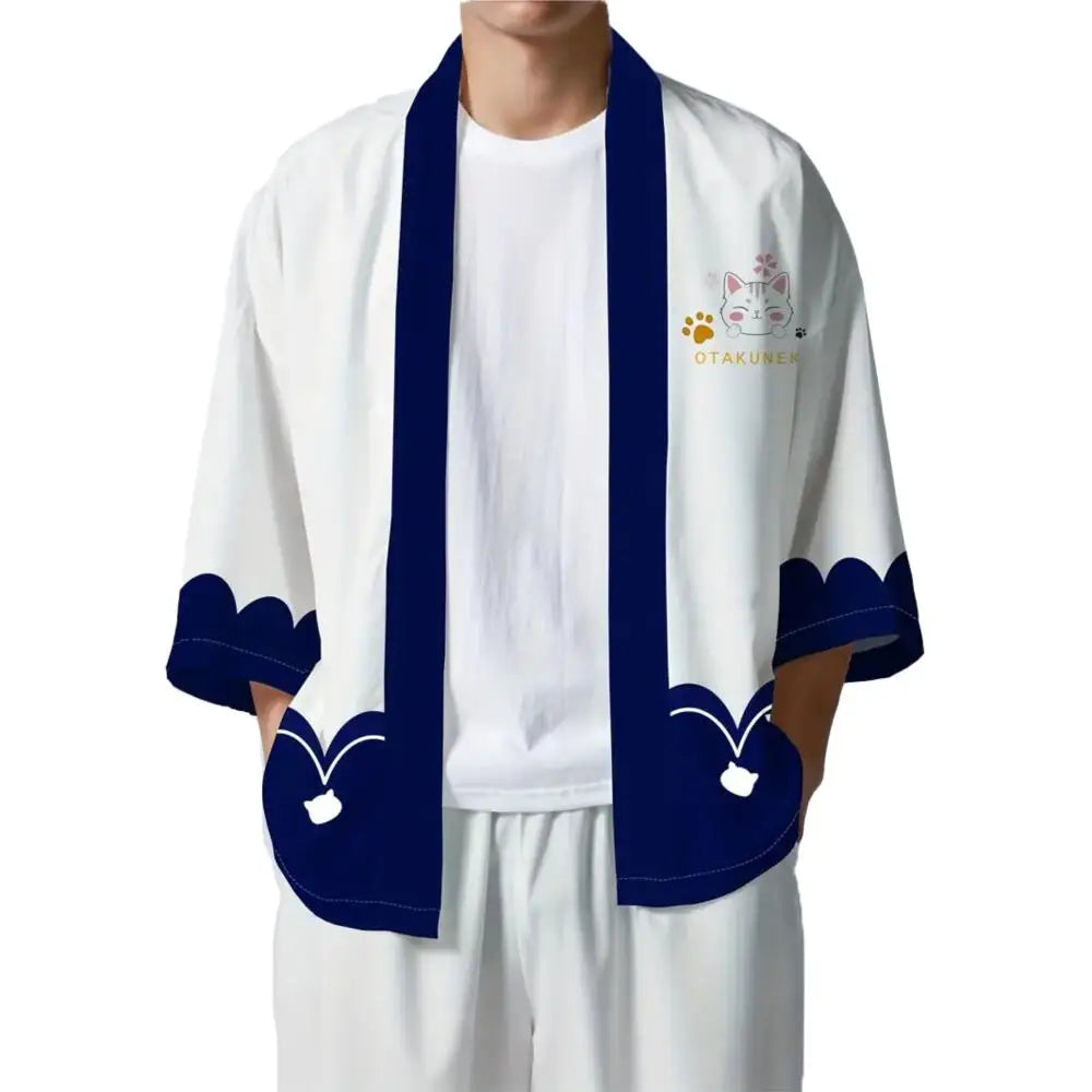 Anime - Streetwear - "SHIBA SMILE" - Shiba Inu - Japanese Streetwear Anime Kimono - Alpha Weebs