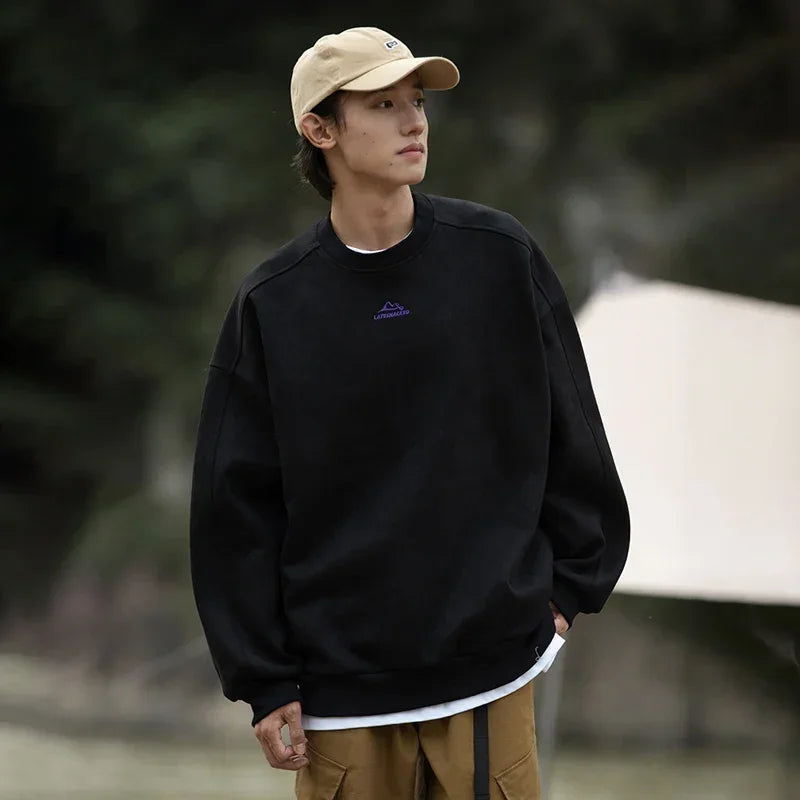 "WORN CREW" - Japanese Streetwear Anime Sweatshirt | 2 Colors