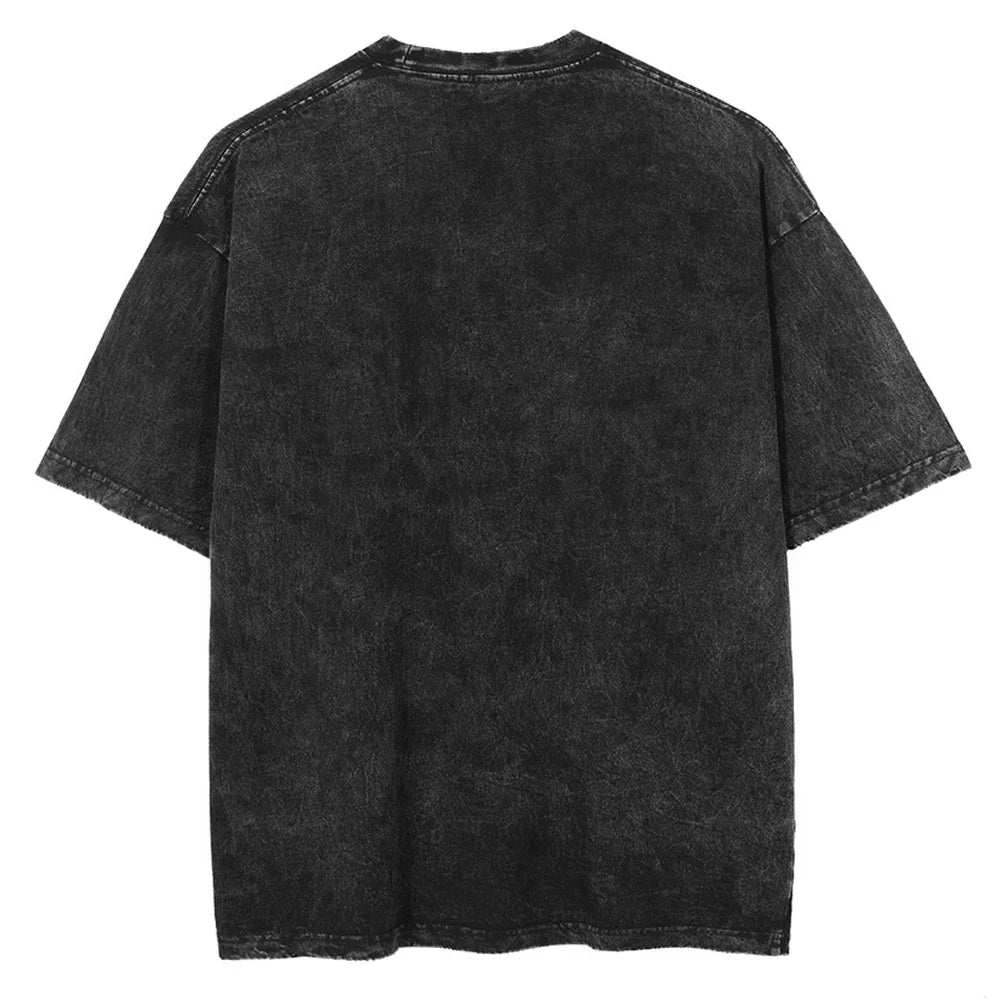 Anime - Streetwear - "OG HERO" - My Hero Academia Anime All Might Vintage / Acid Washed Oversized T-Shirts - Alpha Weebs