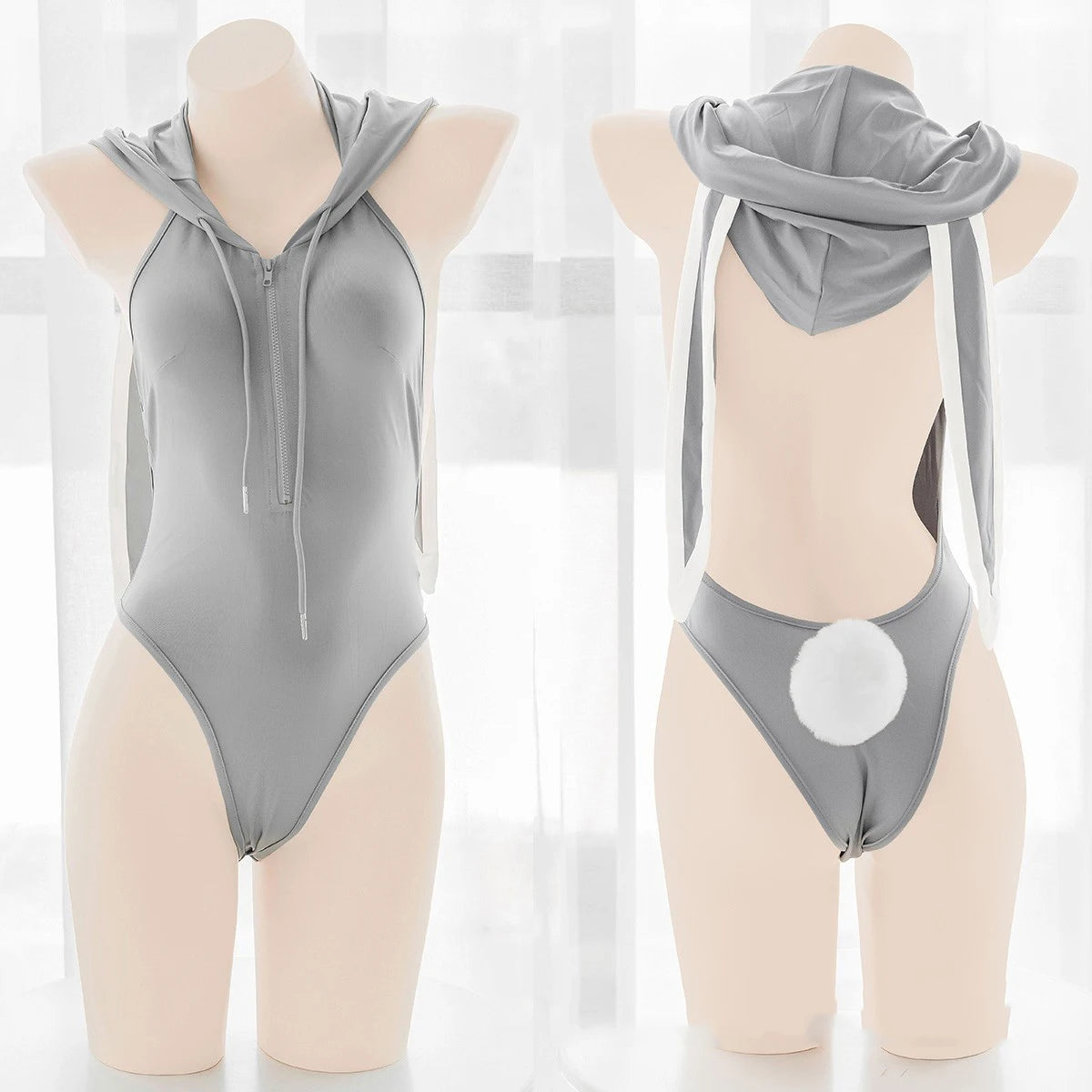 Anime - Streetwear - "LUNA UMBRA" - Ahegao & Bentai Anime Bunny Girl Kawaii Cosplay - Alpha Weebs
