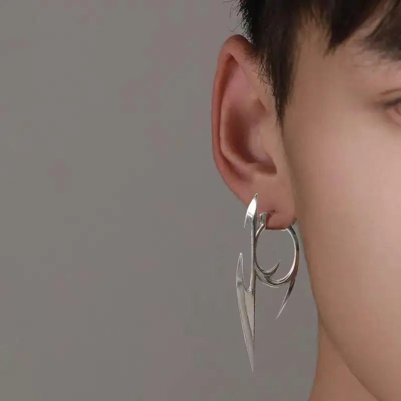 Anime - Streetwear - "THE ULTRA PUNK-OUT" - Cyberpunk Anime Earrings | 2 options - Alpha Weebs