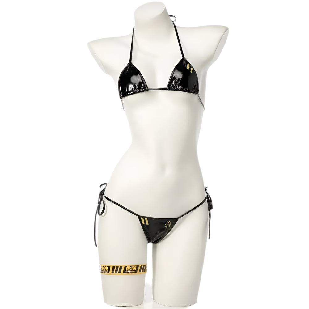 Anime - Streetwear - "WARNING" - Fire Force Anime Special Edition Bikini | 2 Options - Alpha Weebs