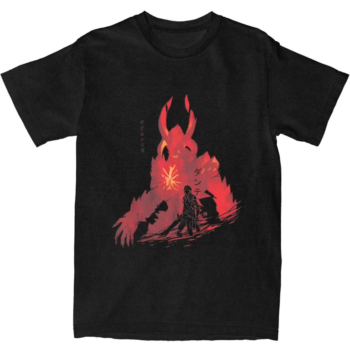 Anime - Streetwear - "DEMON WITHIN" - Dante - Devil May Cry Anime T-Shirt - Alpha Weebs