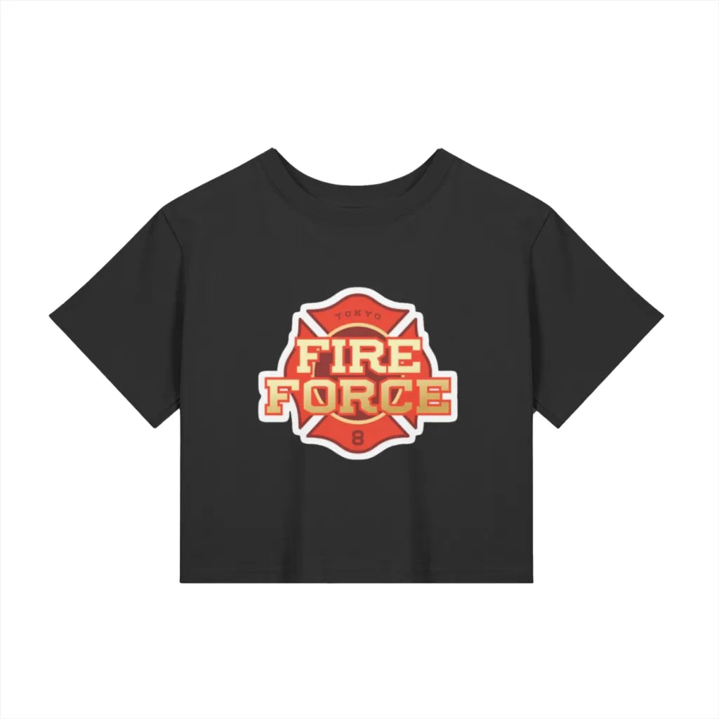 "WHY?GIVE-UP" - Shinra Kusakabe - Fire Force Anime Crop Top | 2 Colors