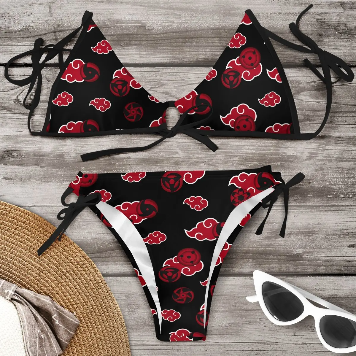 "RED CLOUD"- Shinobi Legend Anime Bikini Set