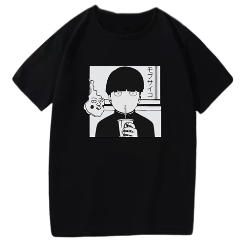 Anime - Streetwear - "CLUELESS" - Shigeo Mob Psycho Anime Oversized T-Shirts | 2 Options - Alpha Weebs