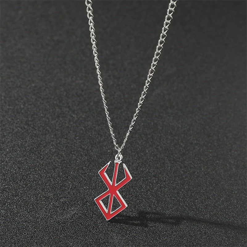 Anime - Streetwear - "SACRIFICE" - Berserk Anime Guts Necklace - Alpha Weebs