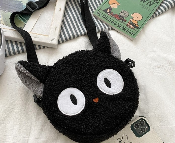 Anime - Streetwear - "JIJI" - Studio Ghibli Anime Crossbody Bag - Alpha Weebs