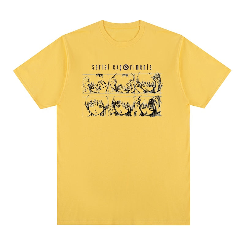 Anime - Streetwear - "SERIAL EXPERIMENTS LAIN" - Anime T-Shirt | 6 Colors - Alpha Weebs