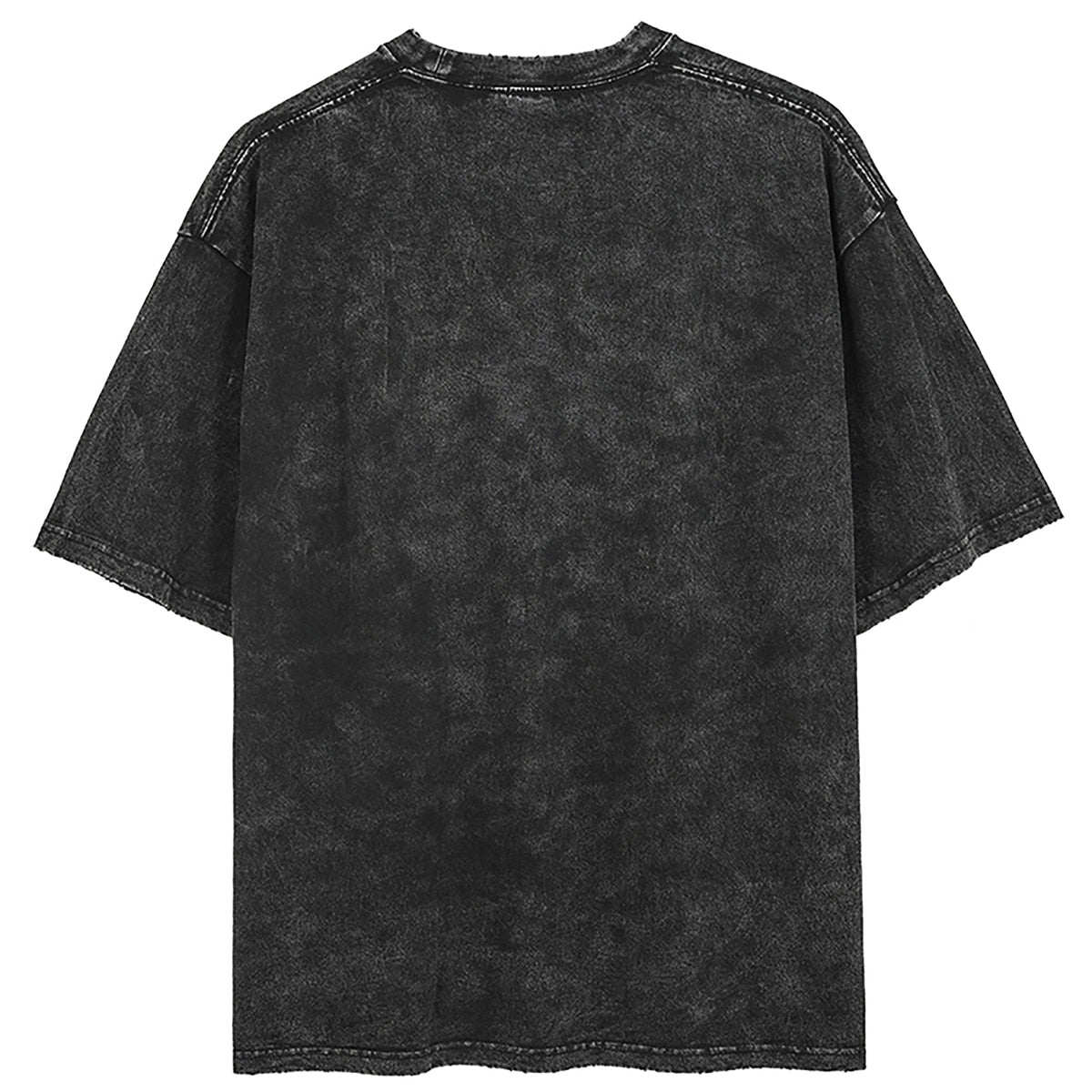 Anime - Streetwear - "L "- Death Note Anime Vintage / Acid Washed Oversized T-Shirts - Alpha Weebs