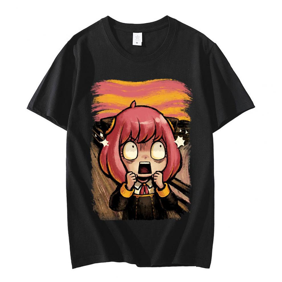 Anime - Streetwear - "SCREAM" by Anya Forger - Spy X Family Anime Oversized T-Shirt | 5 colors - Alpha Weebs
