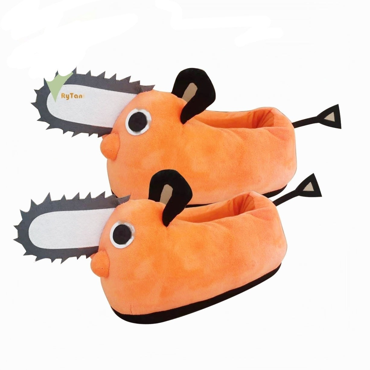 Anime - Streetwear - Pochita Slides - Chainsaw Man Anime Shoes Plushies - Alpha Weebs