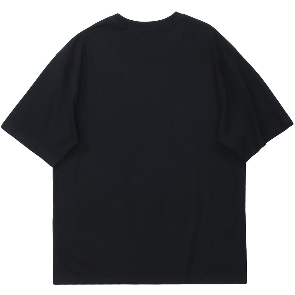 Anime - Streetwear - "SAD BEAR" - Anime Oversized T-shirt | 2 Colors - Alpha Weebs