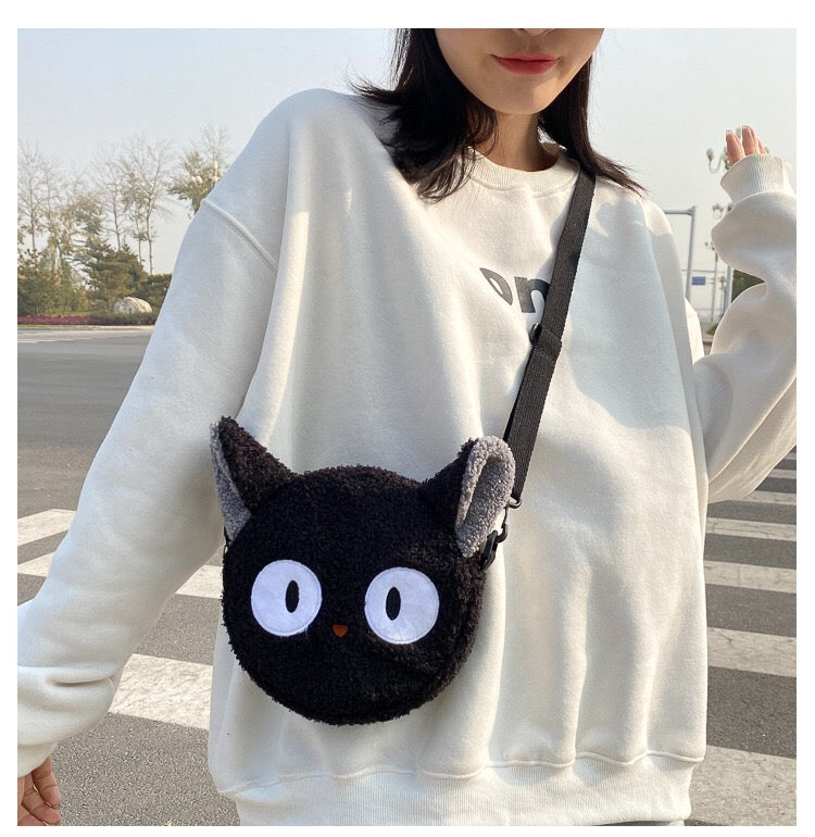 Anime - Streetwear - "JIJI" - Studio Ghibli Anime Crossbody Bag - Alpha Weebs
