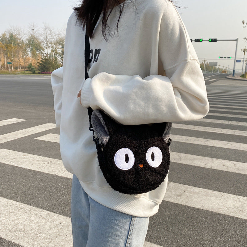 Anime - Streetwear - "JIJI" - Studio Ghibli Anime Crossbody Bag - Alpha Weebs