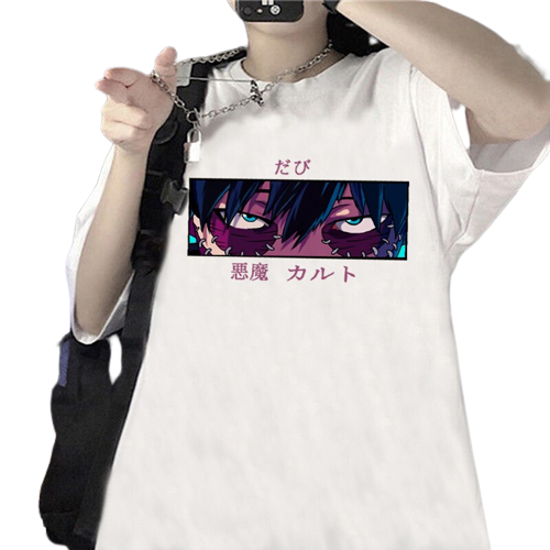 Anime - Streetwear - "DEVILS EYES" - My Hero Academia Anime Dabi Oversized T-Shirts | 2 Colors - Alpha Weebs