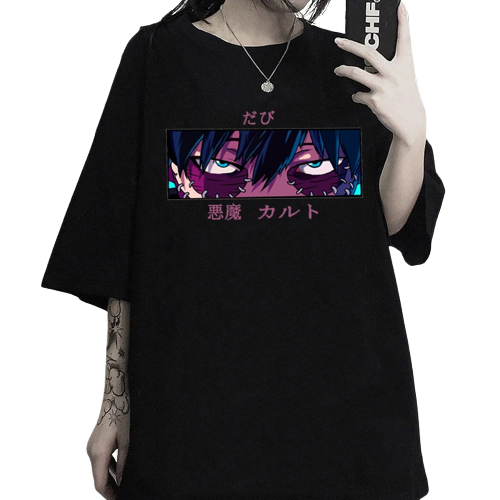 Anime - Streetwear - "DEVILS EYES" - My Hero Academia Anime Dabi Oversized T-Shirts | 2 Colors - Alpha Weebs